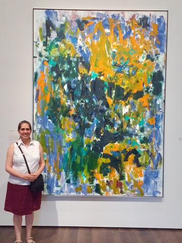 With Joan Mitchell